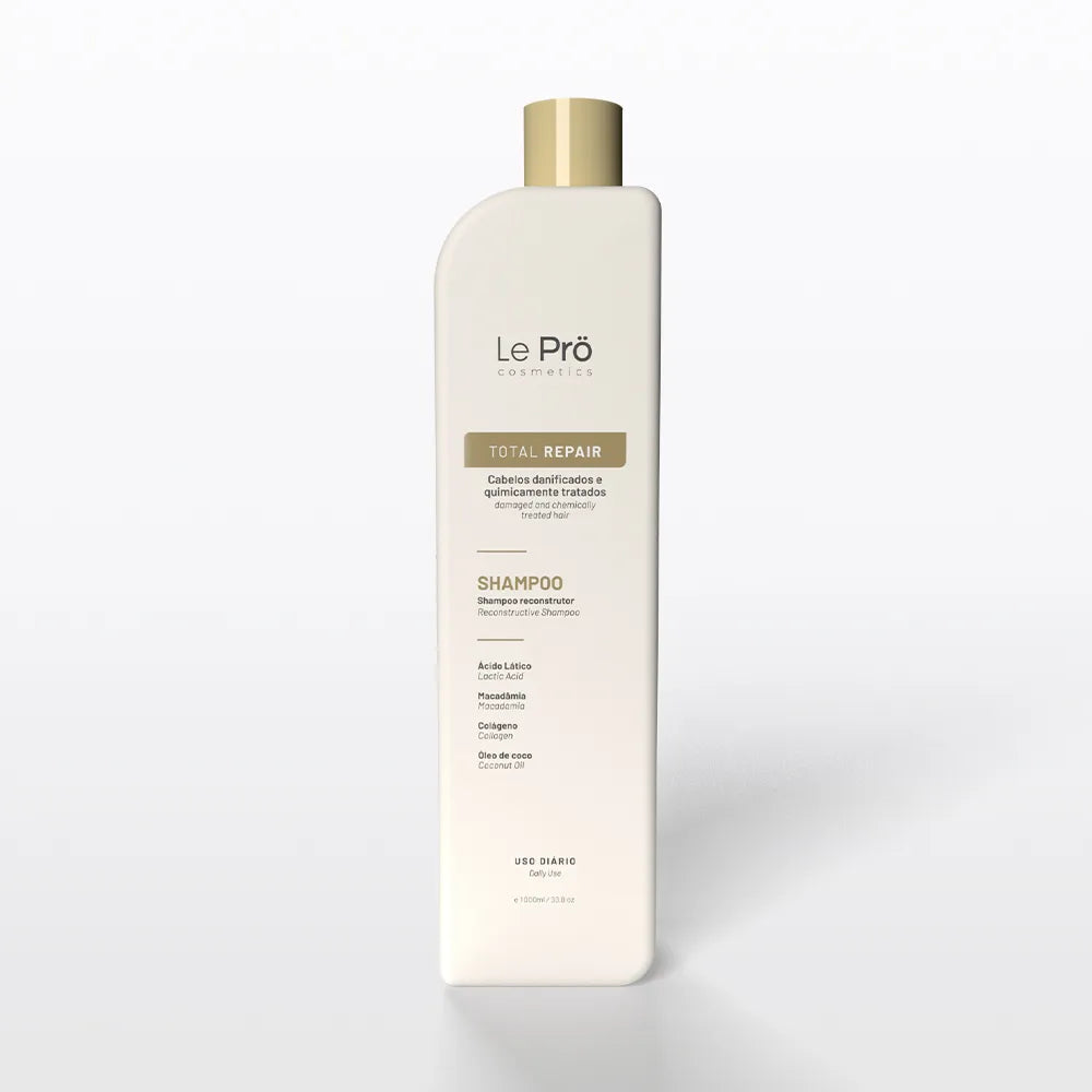Pro Shampoo Total Repair Shampoo, For Damaged and Chemically Treated Hair, 1L – Le ...