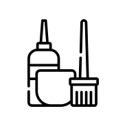 chemical hair icon